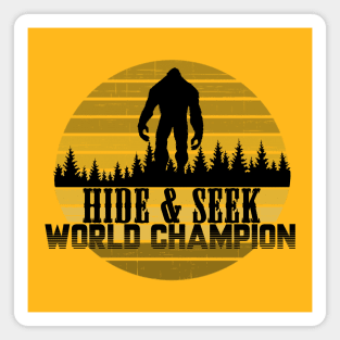 Undefeated Hide & Seek World Champion Magnet